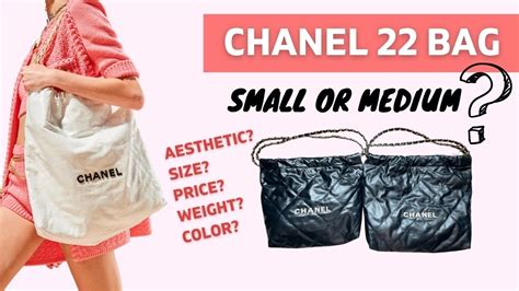 new chanel 22 bag|Chanel 22 bag size comparison.